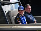 (L to R): Max Verstappen (NLD) Red Bull Racing with his father Jos Verstappen