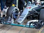 Новое переднее антикрыло Mercedes