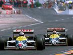 Пилоты Williams Найджел Мэнселл и Нельсон Пике, 1987 год