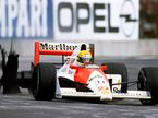 Взрыв шины на McLaren Айртона Сенны на Гран При Мексики 1990 года