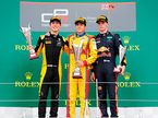 Подиум второй гонки GP3 в Сильверстоуне