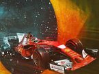 Плакат Ferrari, посвящённый Гран При Бразилии
