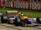 Найджел Мэнселл выигрывает Гран При Сан-Марино 1992 года. Фото Williams