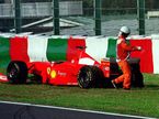 Сход Михаэля Шумахера на Гран При Японии 1998 года. Фото Ferrari