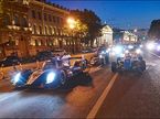 Парад автомобилей в рамках Фестиваля скорости...