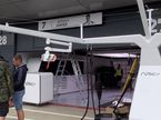 Боксы вымышленной команды Apx GP в Сильверстоуне