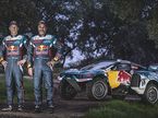 Нассер Аль-Аттия и Матьё Бомель у их Prodrive Hunter, фото Prodrive
