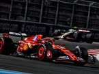Ferrari Шарля Леклера на трассе в Лас-Вегасе,  фото XPB