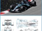 Mercedes W17 на трассе в Канаде, фото XPB/изображение FIA