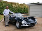 Энтони Хэмилтон и копия Jaguar XKSS. Фото аукционного дома