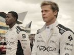 Демсон Идрис и Брэд Питт, кадр из фильма F1 The Movie