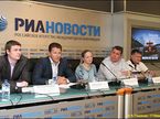 Пресс-конференция, посвященная предстоящему гоночному шоу