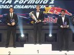 Подиум по итогам сезона на церемонии FIA Gala
