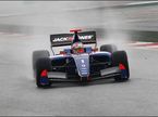 Кевин Магнуссен на тестах WSR в Барселоне