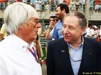Берни Экклстоун и Жан Тодт, президент FIA
