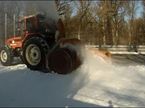Уборка трассы Монца от снега. Кадр Monza TV