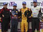 Подиум субботней гонки на Moscow Raceway