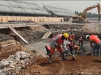 Работы по реконструкции автодрома в Мехико, фото EI Universal
