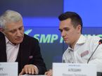 Борис Ротенберг и Михаил Алёшин на пресс-конференции в Москве