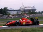 Жан Алези за рулём Ferrari F92A на пути к подиуму в Гран При Канады 1992 года, фото XPB