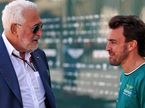 Фернандо Алонсо (справа) и Лоуренс Стролл, владелец Aston Martin F1, фото XPB