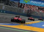 Ferrari на трассе Гран При Европы