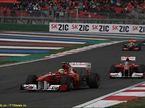 Гонщики Ferrari на трассе Гран При Кореи