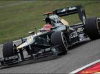 Хейкки Ковалайнен за рулем Caterham