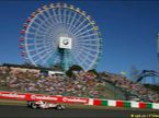 Рубенс Баррикелло на трассе в Сузуке за рулем Honda RA 106, 2006-й год