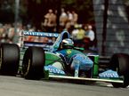 Джей-Джей Лехто за рулём Benetton в Имоле, 1994 год