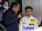 Герхард Бергер и его племянник Лукас Ауэр на этапе DTM в Хоккенхайме