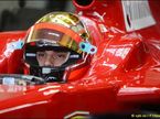 Жюль Бьянки на тестах Ferrari