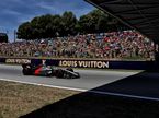 Нико Хюлкенберг за рулём Audi R26 на трассе в Барселоне, фото XPB