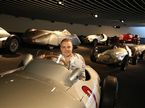 Валттери Боттас в музее Mercedes