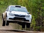 Валттери Боттас тестирует раллийную Skoda Fabia R5, фото из Instagram гонщика