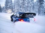Валттери Боттас за рулём Citroen DS3 WRC на тренировках перед Artcic Rally, фото из Twitter гонщика