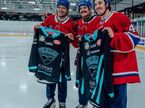 Валттери Боттас вместе с игроками Montreal Canadiens, фото из социальных сетей