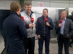 Росс Браун дает интервью телеканалу Sky Sports