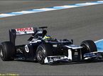Бруно Сенна за рулем Williams FW34 на тестах в Хересе