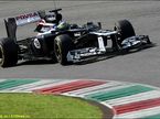 Бруно Сенна за рулем Williams FW34 на тестах в Муджелло