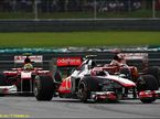 Дженсон Баттон и гонщики Ferrari