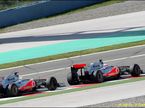 Борьба гонщиков McLaren на трассе Гран При Турции