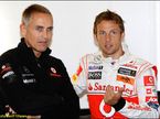 Дженсон Баттон с руководителем McLaren Мартином Уитмаршем
