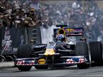Дэвид Култхард на демонстрационных заездах Red Bull Racing