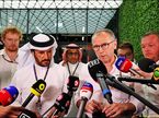 Президент FIA Мохаммед бен Сулайем и руководитель Формулы 1 Стефано Доменикали