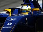 Маркус Эриксон за рулём Sauber C34 на тестах в Барселоне