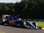 Маркус Эриксон на прошлогоднем Гран При Бельгии