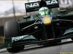 Хейкки Ковалайнен за рулем Lotus на трассе в Монако