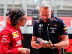 Спортивный директор Ferrari Лоран Мекис и менеджер Red Bull Racing Джонатан Уитли