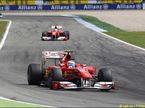 Гонщики Ferrari на трассе Гран При Германии